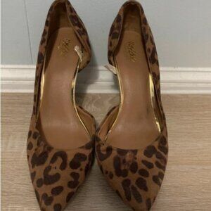 Elegant Leopard Print Stiletto Heels